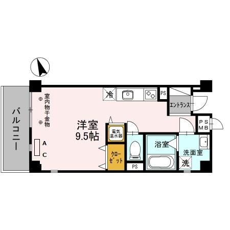 サクシード姫路駅南の物件間取画像