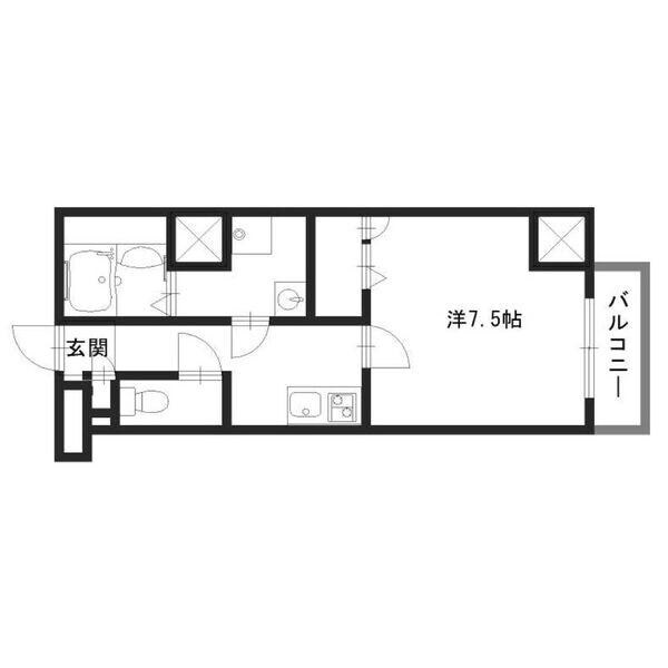 レジデンスM姫路の物件間取画像