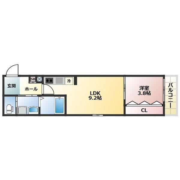 ALEGRIA姫路京口の物件間取画像