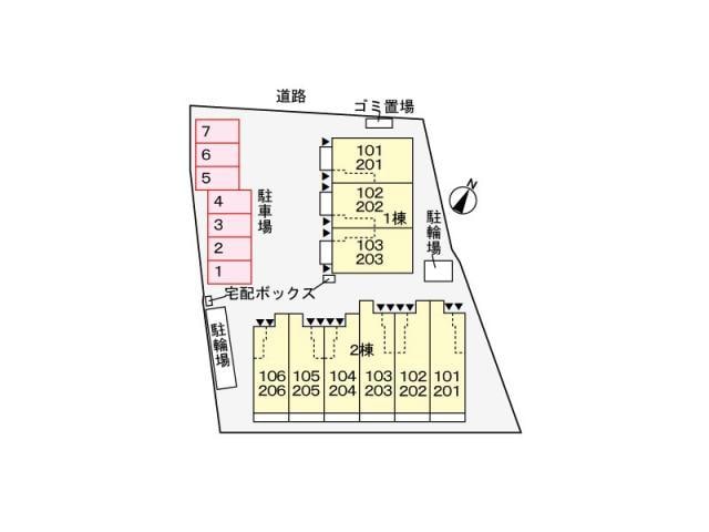 ヴァンベールⅡの物件外観写真