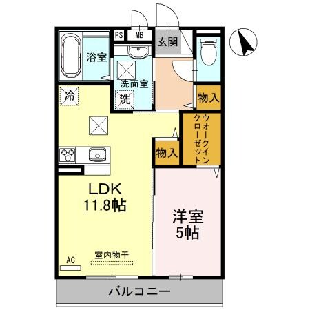 THE RESIDENCE 姫路神屋町の物件間取画像