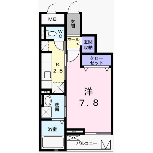 グランシャリオの物件間取画像