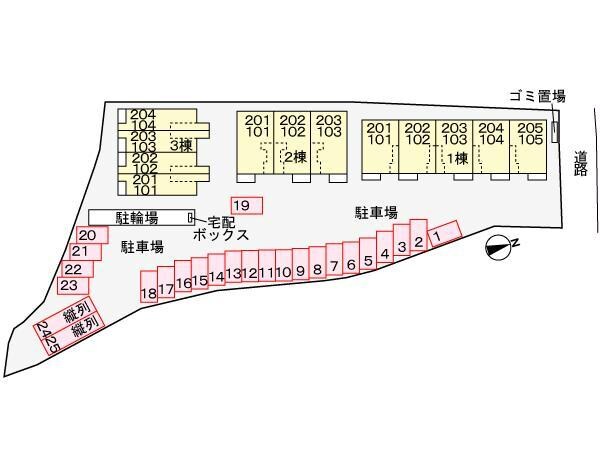 フェリスⅢの物件外観写真