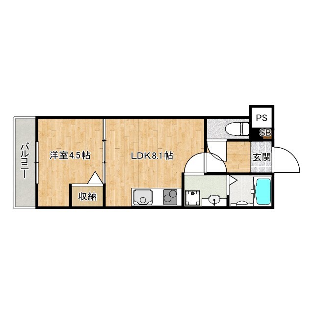 アーバンコート加古川の物件間取画像