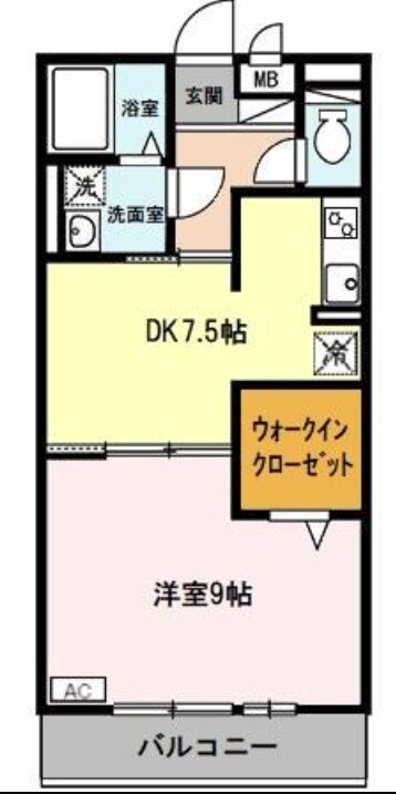 物件間取画像