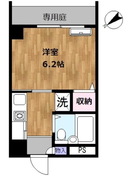 利川ハイムの物件間取画像