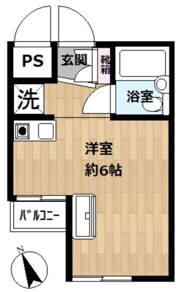 ダイアパレス川崎第2の物件間取画像