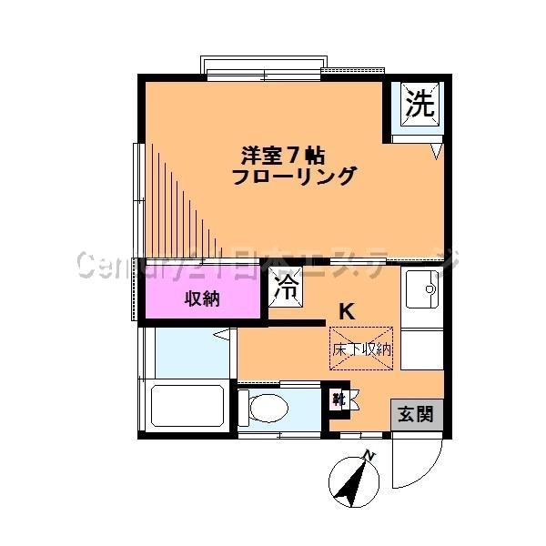 旗の台駅 徒歩5分 1階の物件間取画像