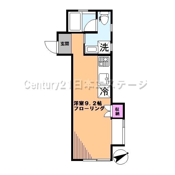 南千束コートMisolaの物件間取画像