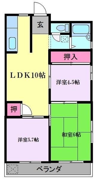 物件間取画像