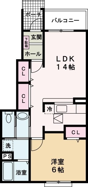 ウッドパストラルIの物件間取画像