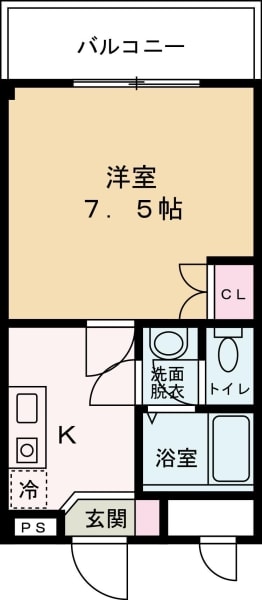 アメニティー水上の物件間取画像