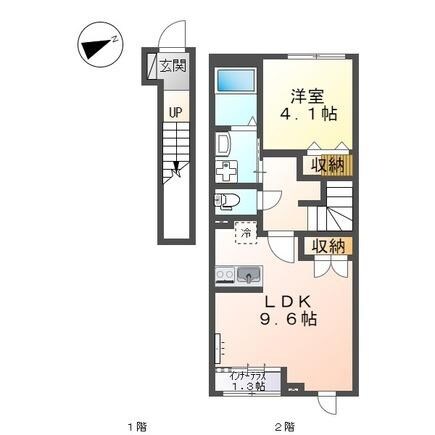 （仮）スターテラス２東福原の物件間取画像