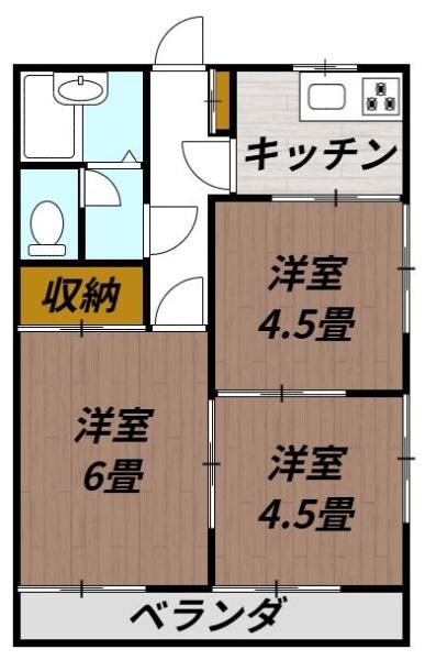 物件間取画像