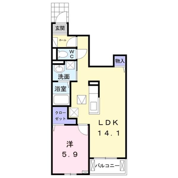 ビサイド　ストリームの物件間取画像