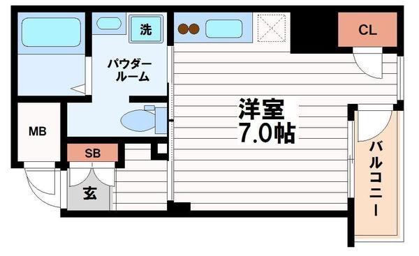 K’sCourt東本町の物件間取画像