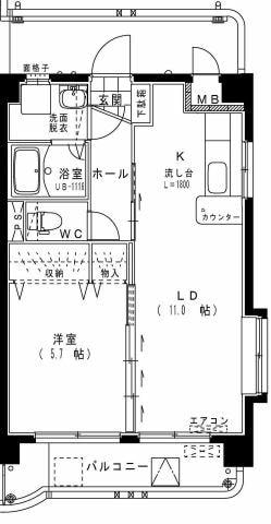 フレスコ和の物件間取画像