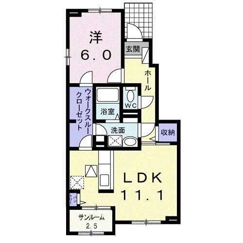 ソレイユきりしまの物件間取画像