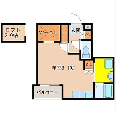 アルテマイスタールカの物件間取画像