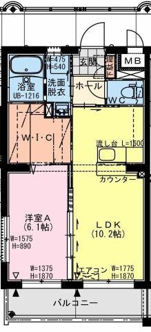 仮）阿波岐原町YMマンションの物件間取画像