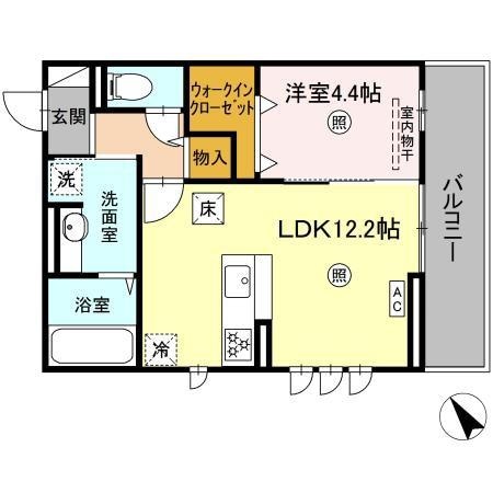 D-Resena松橋Sの物件間取画像