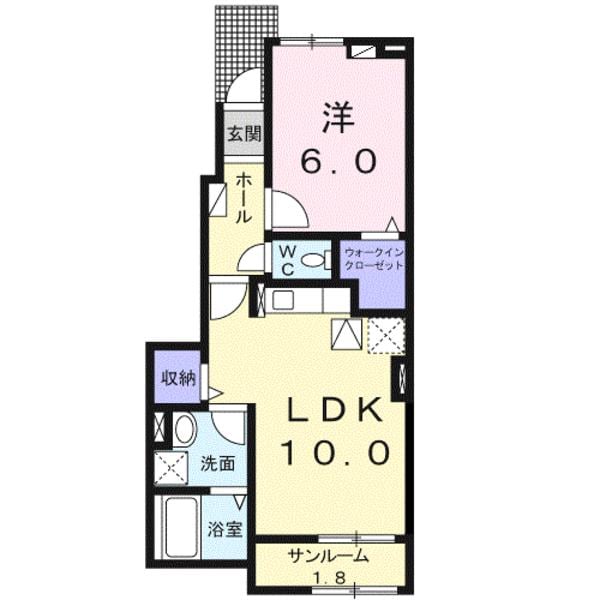 ケースリー　１の物件間取画像
