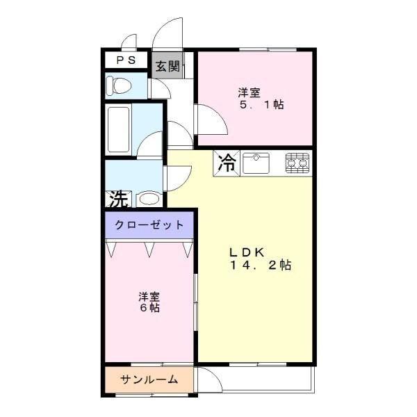ルーラル速星の物件間取画像