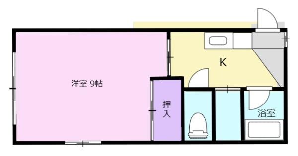 コーポ エース袋の物件間取画像