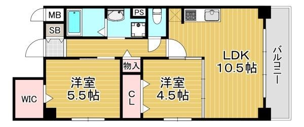 レユシールの物件間取画像