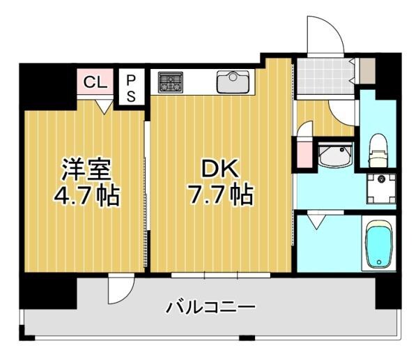 セイワパレス玉造駅前の物件間取画像