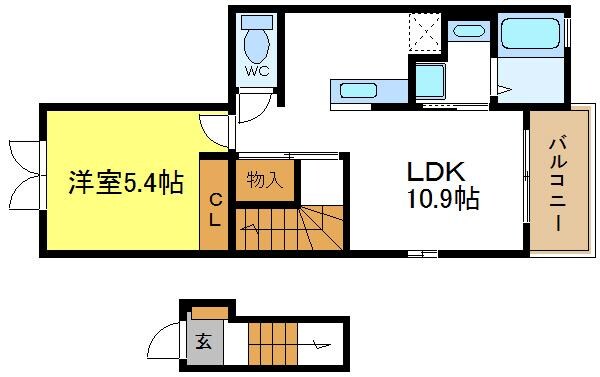 フェリチェートの物件間取画像