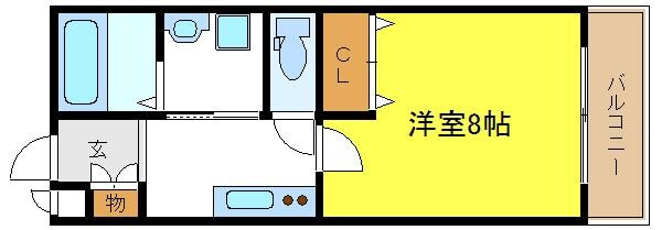 MYハイツの物件間取画像