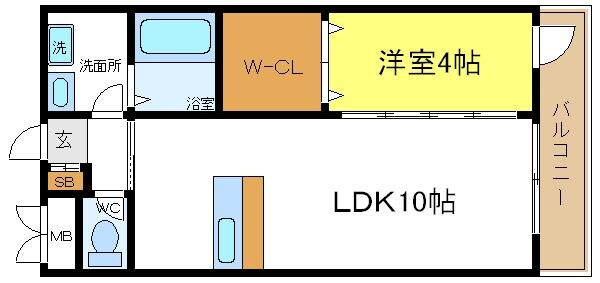 プレサントの物件間取画像