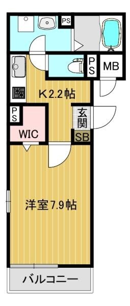 プラザ九源Ⅲの物件間取画像