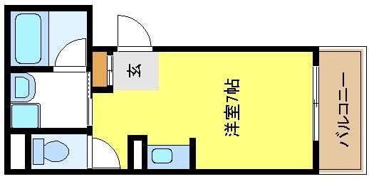 サウスメゾンM.Mの物件間取画像