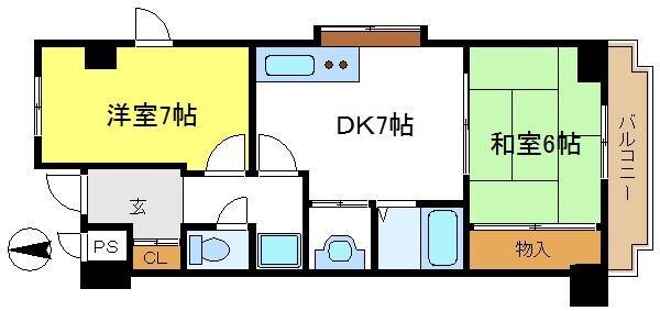 サンシティ摂陽の物件間取画像