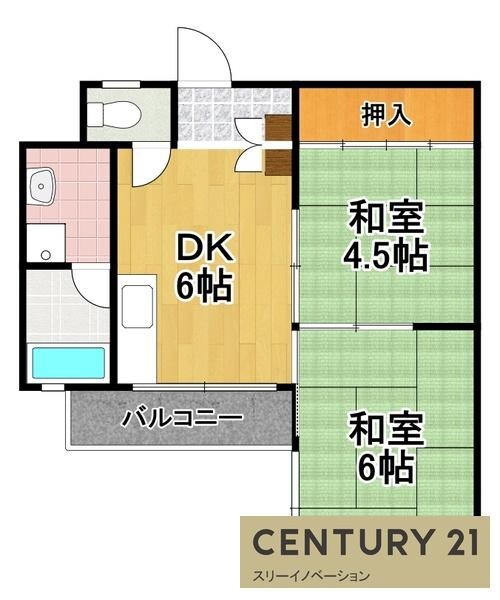 泉尾ビルの物件間取画像