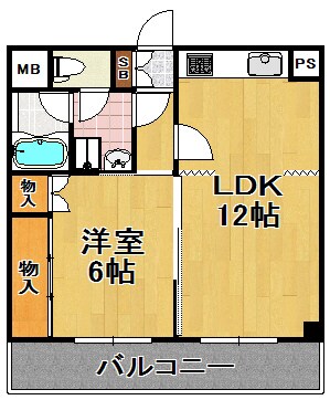 大正メゾンの物件間取画像