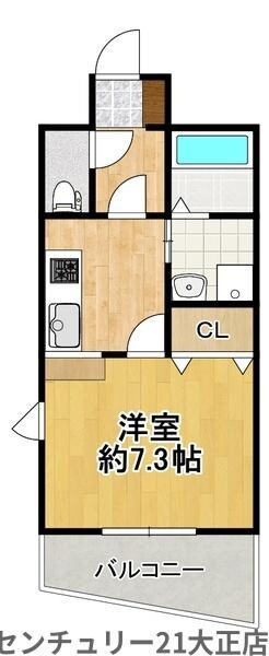 アネール泉尾の物件間取画像