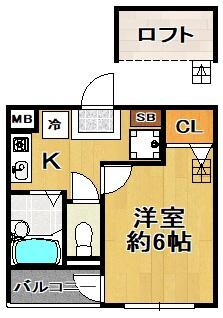 パステージ大正の物件間取画像