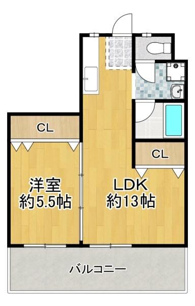 マンション忠岡の物件間取画像