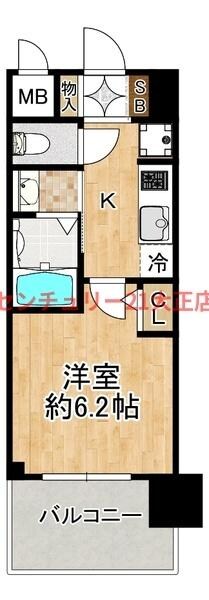 エステムコート新大阪XIIIニスタの物件間取画像