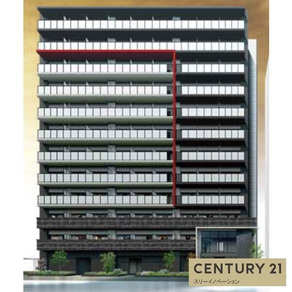 エステムコート難波WEST-SIDE9レデントの物件外観写真