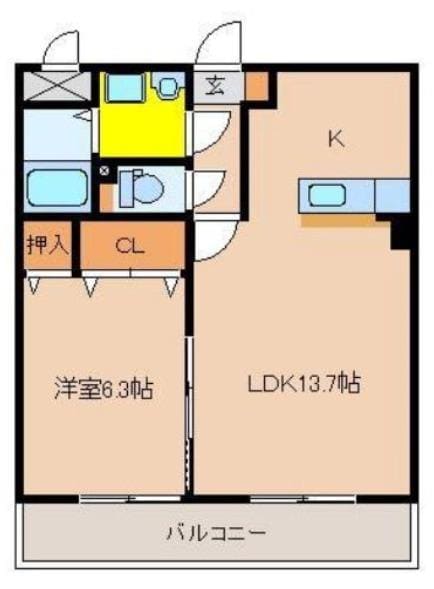 K・プランドールの物件間取画像