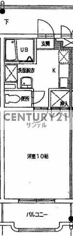 マンションHINOの物件間取画像