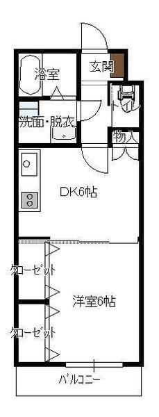 エムスタイル川原の物件間取画像