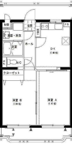 物件間取画像
