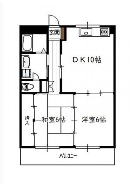 ゆとり９８の物件間取画像