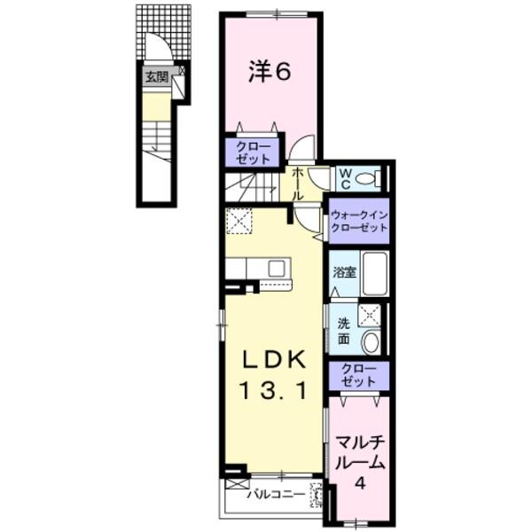 エクセル　ジエイドの物件間取画像