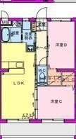 島之内萩崎YMマンションの物件間取画像